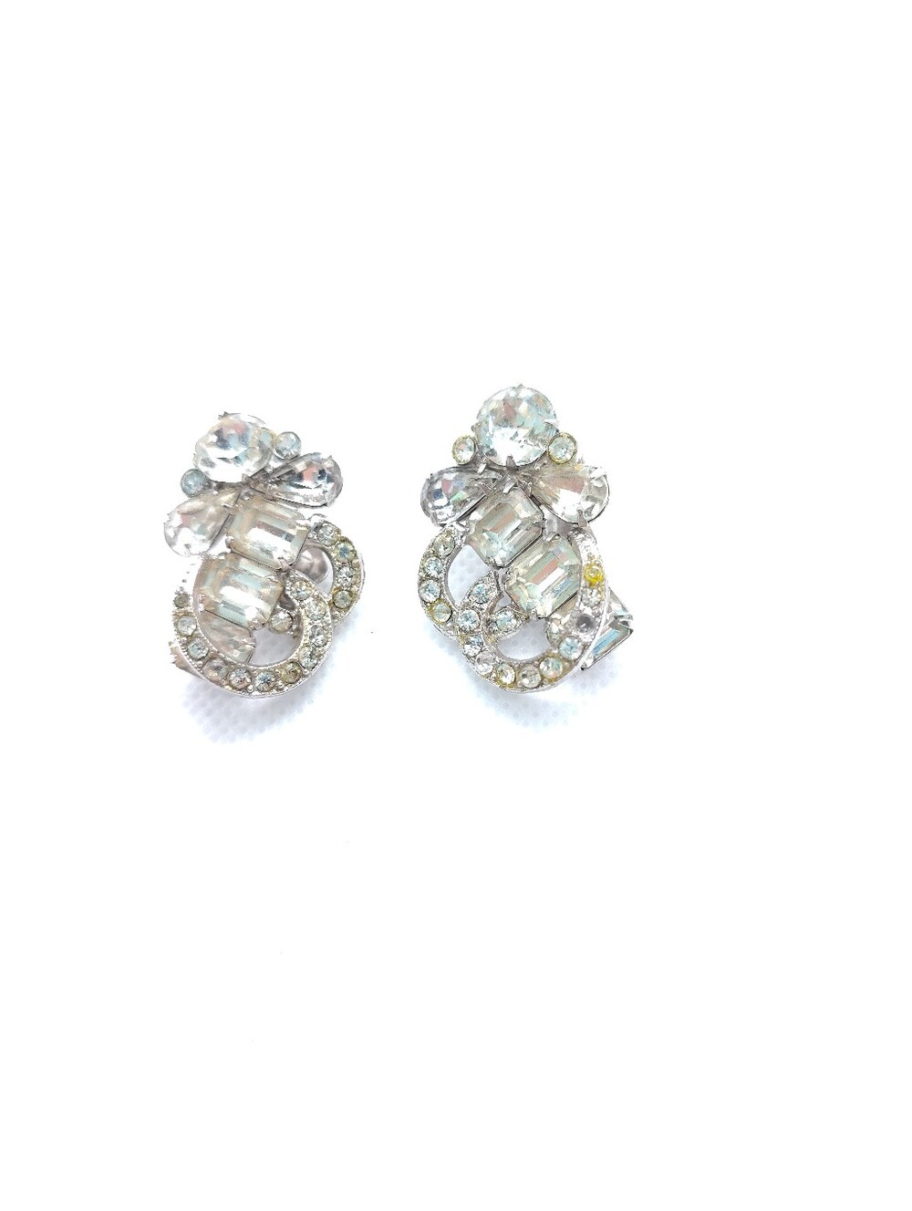 Eisenberg Deco Clip Earrings